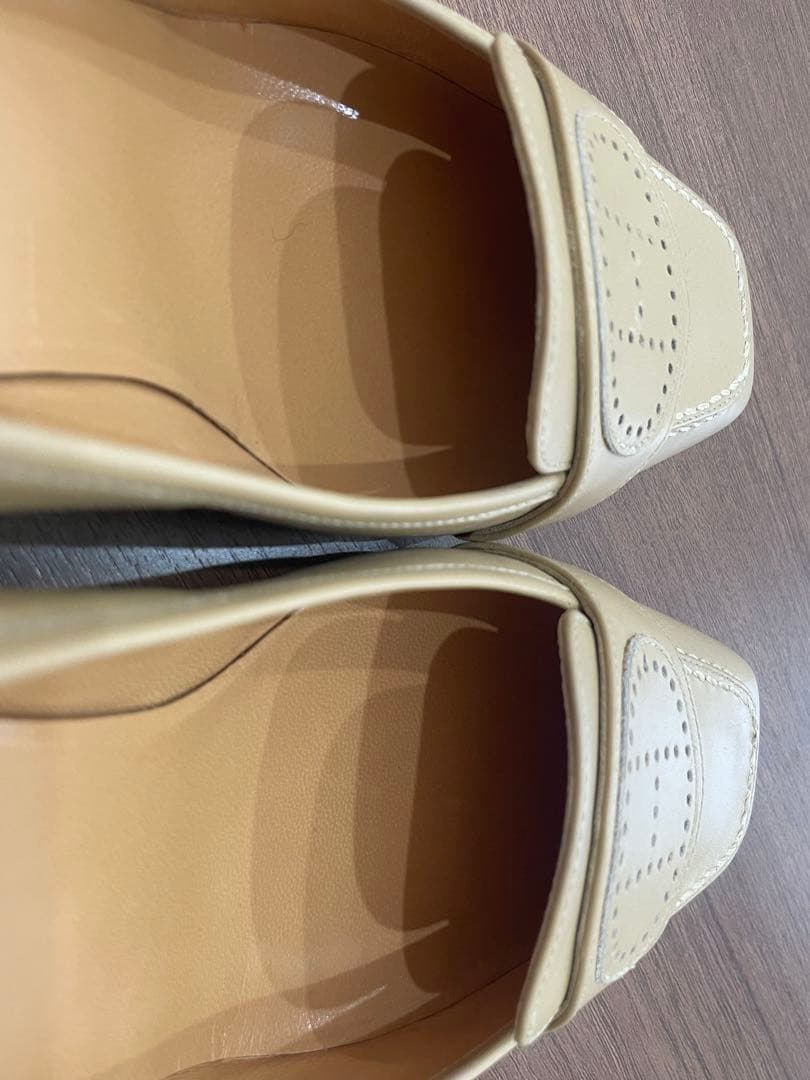 石原タイコ様専用☆HERMES パンプス/36.5/BEG エルメス - メルカリ