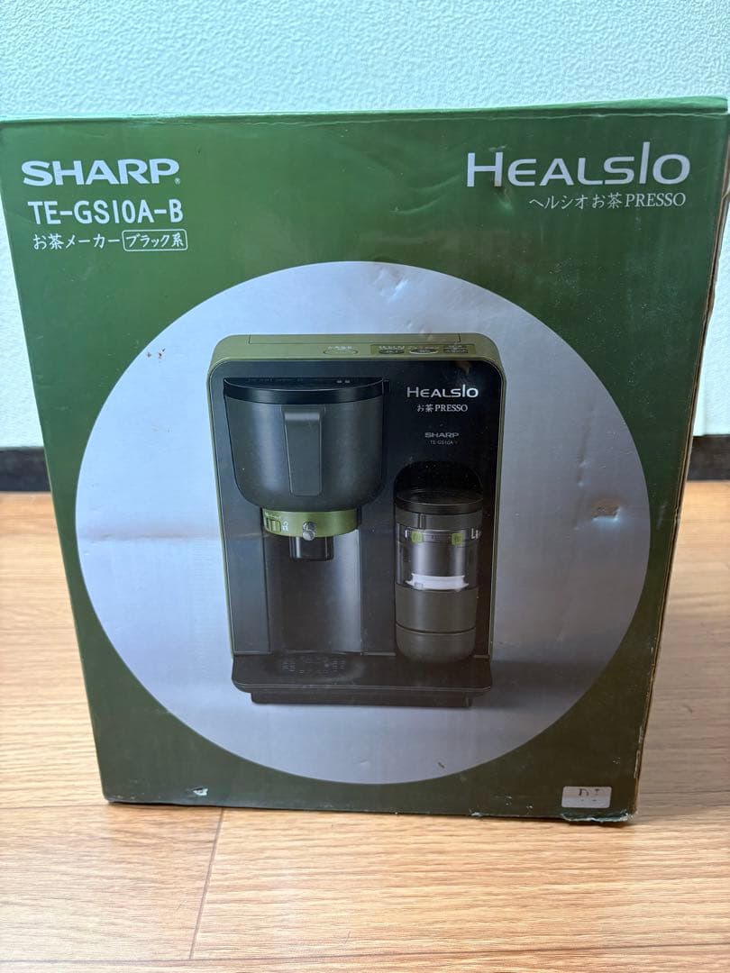 SHARP HEALSIO お茶メーカー TE-GS10A-B ブラック - メルカリ