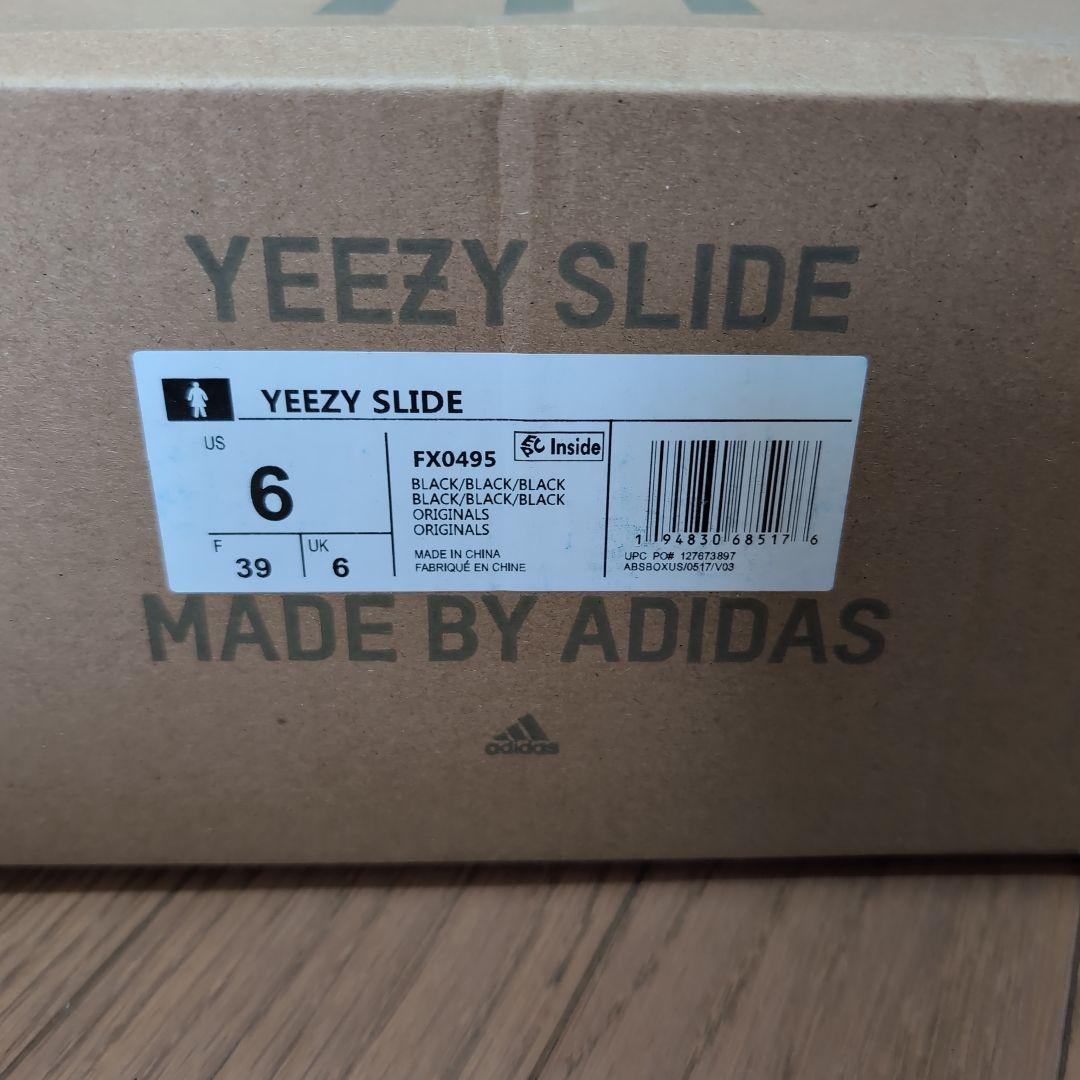 靴 adidas YEEZY SLIDE ONYX US 6 24.5cm