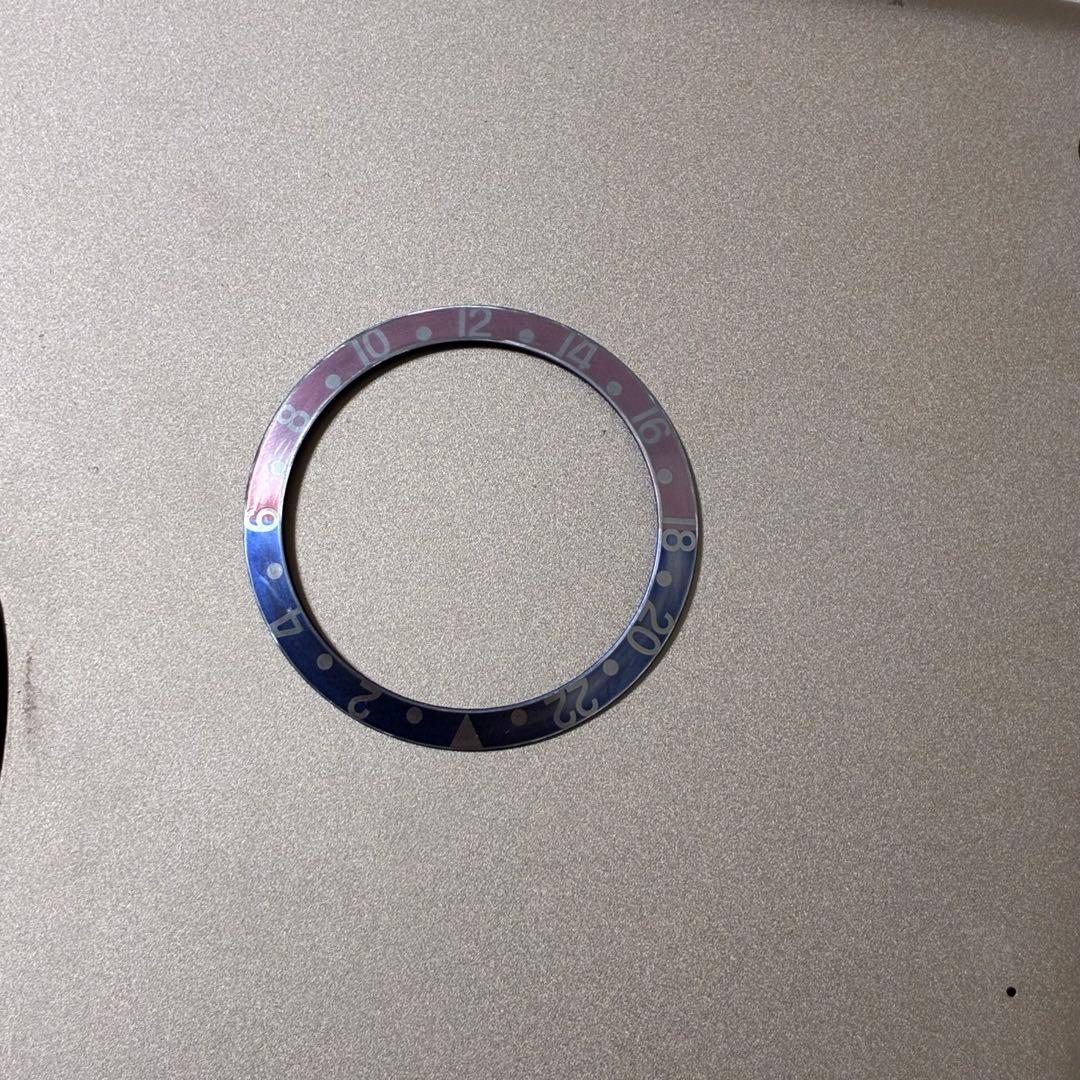 ロレックス GMT-M 1675/16750用 ベゼルインサート社外品 ゴースト