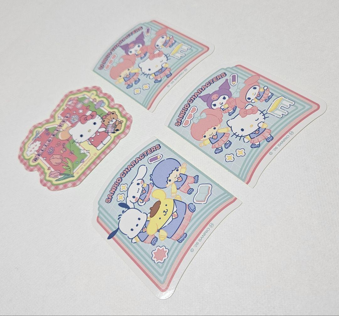 サンリオ、キャラクターズシール、クッキー3、他、まとめ売り