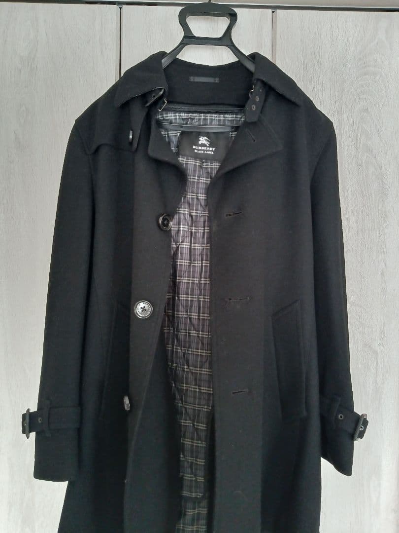 バーバリー　ウールコート　メンズ　S