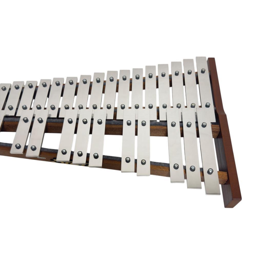 美品 Saito サイトウ グロッケン D-4 32音 鉄琴 打楽器 マレット付