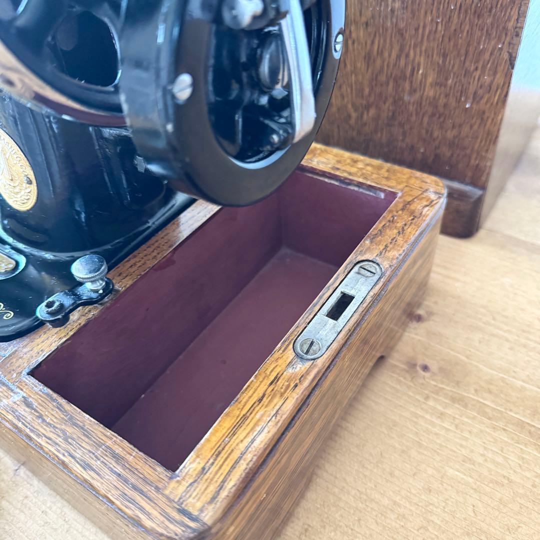 付属品多数｜縫えるアンティークミシン｜SINGER 99K 手回しミシン