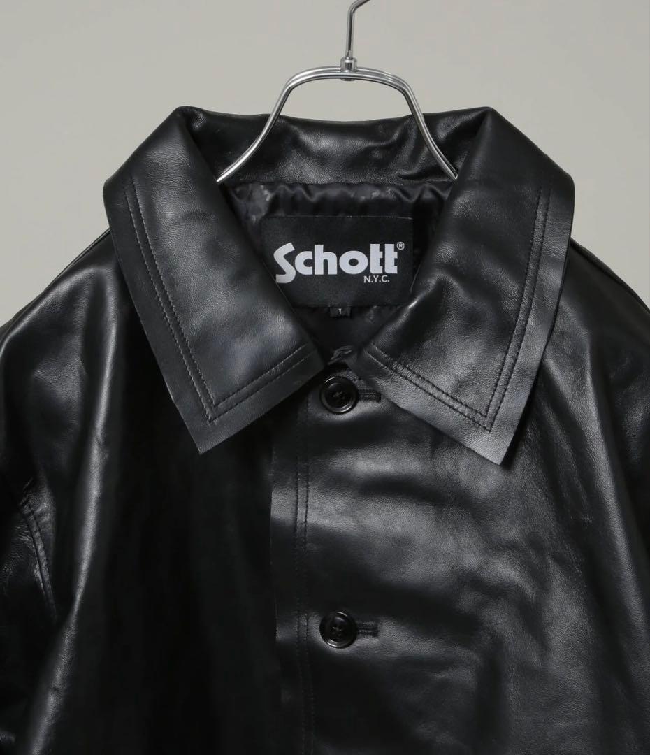 s*t様 新品 未使用 ショット Schott 別注 レザージャケット 羊革 A