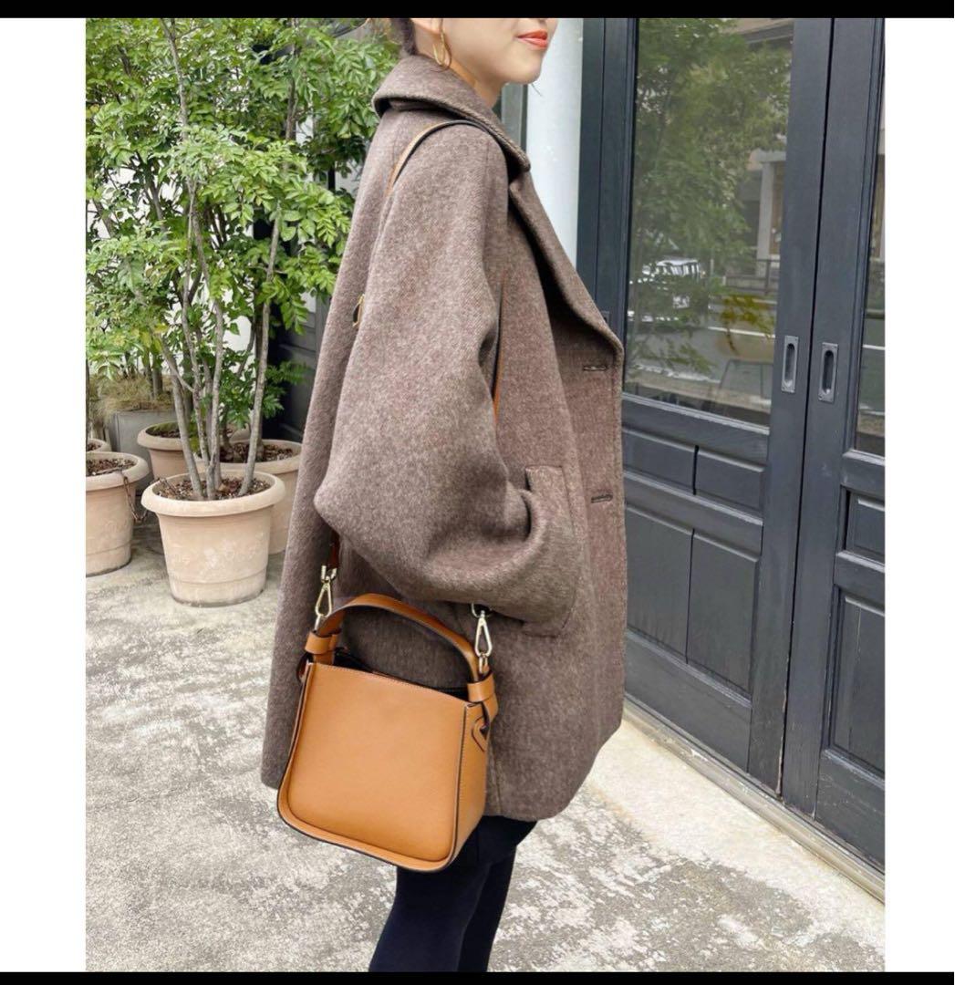 2023 A/W ⭐︎TICCAコート ブラウン Pコート - メルカリ