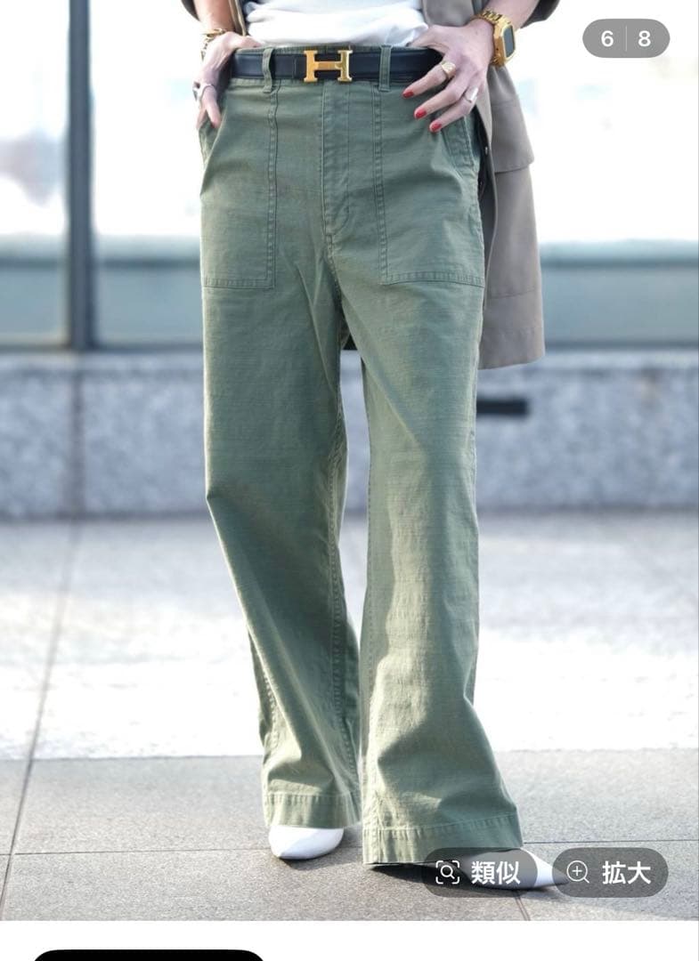 BRILL★ブリル★カーゴパンツ　カーキ　38 スタイリングの幅が広がるカーゴパンツ！！BRIGLIA1949【ブリリア1949