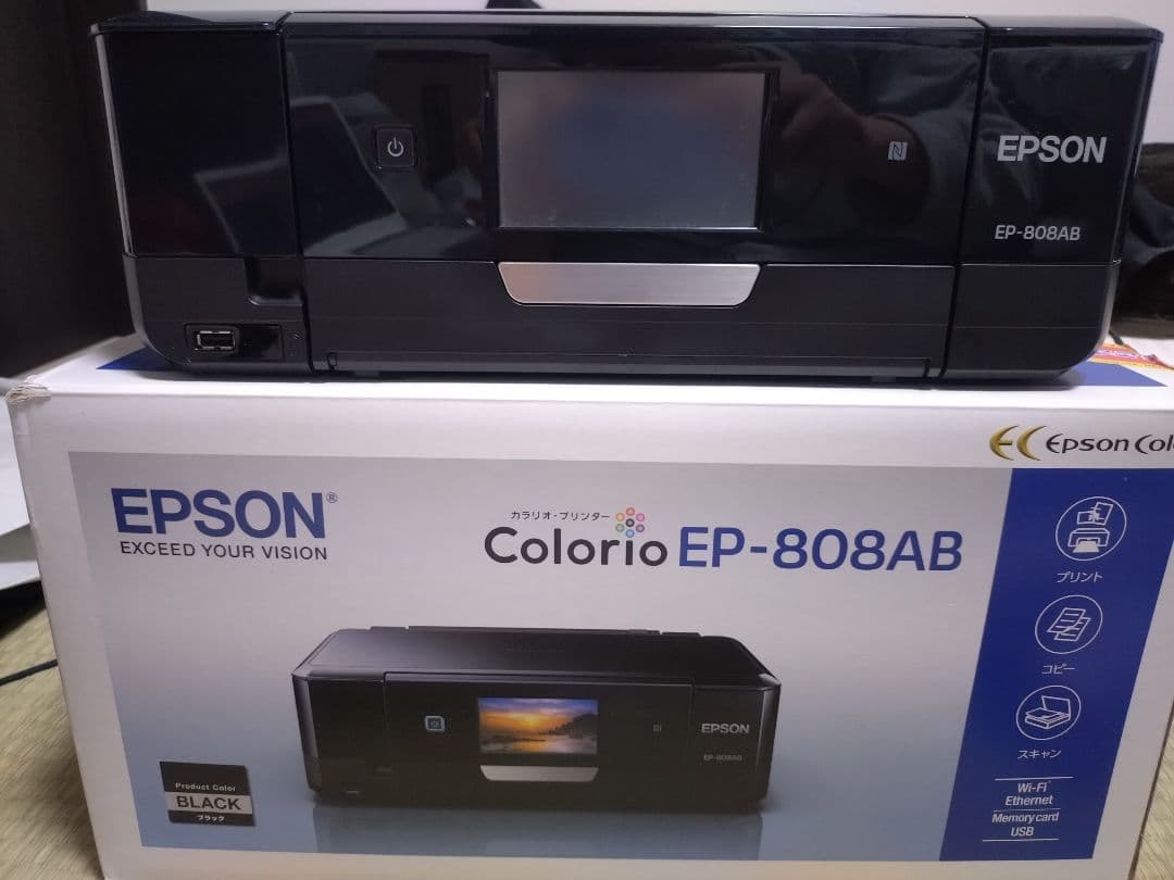 EPSON EP-808AB ☆インクジェットプリンター☆ジャンク品 EPSON プリンター EP-808AB ジャンク品 - メルカリ