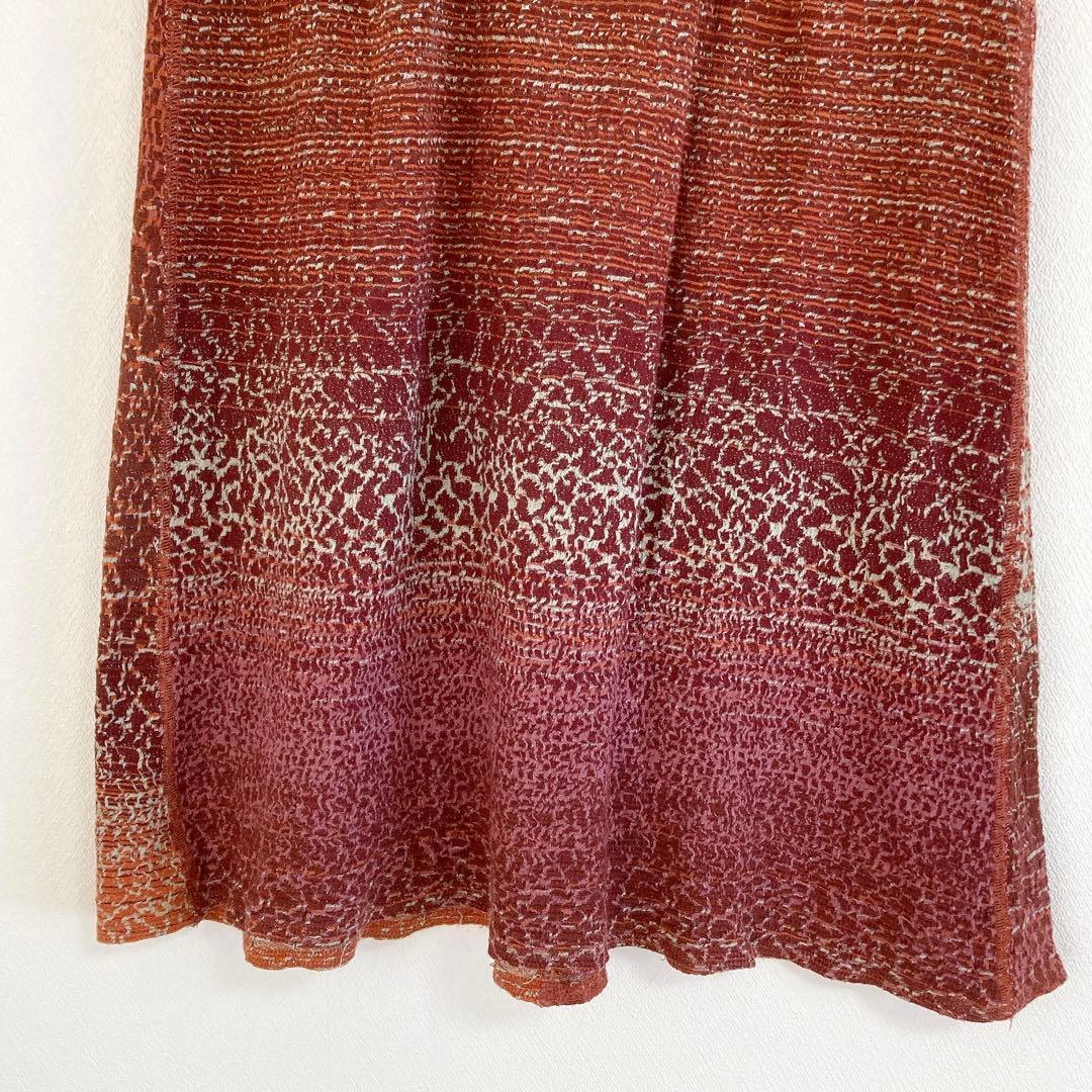 ヨーガンレール コットンニット ロングスカート ウエスト総ゴム