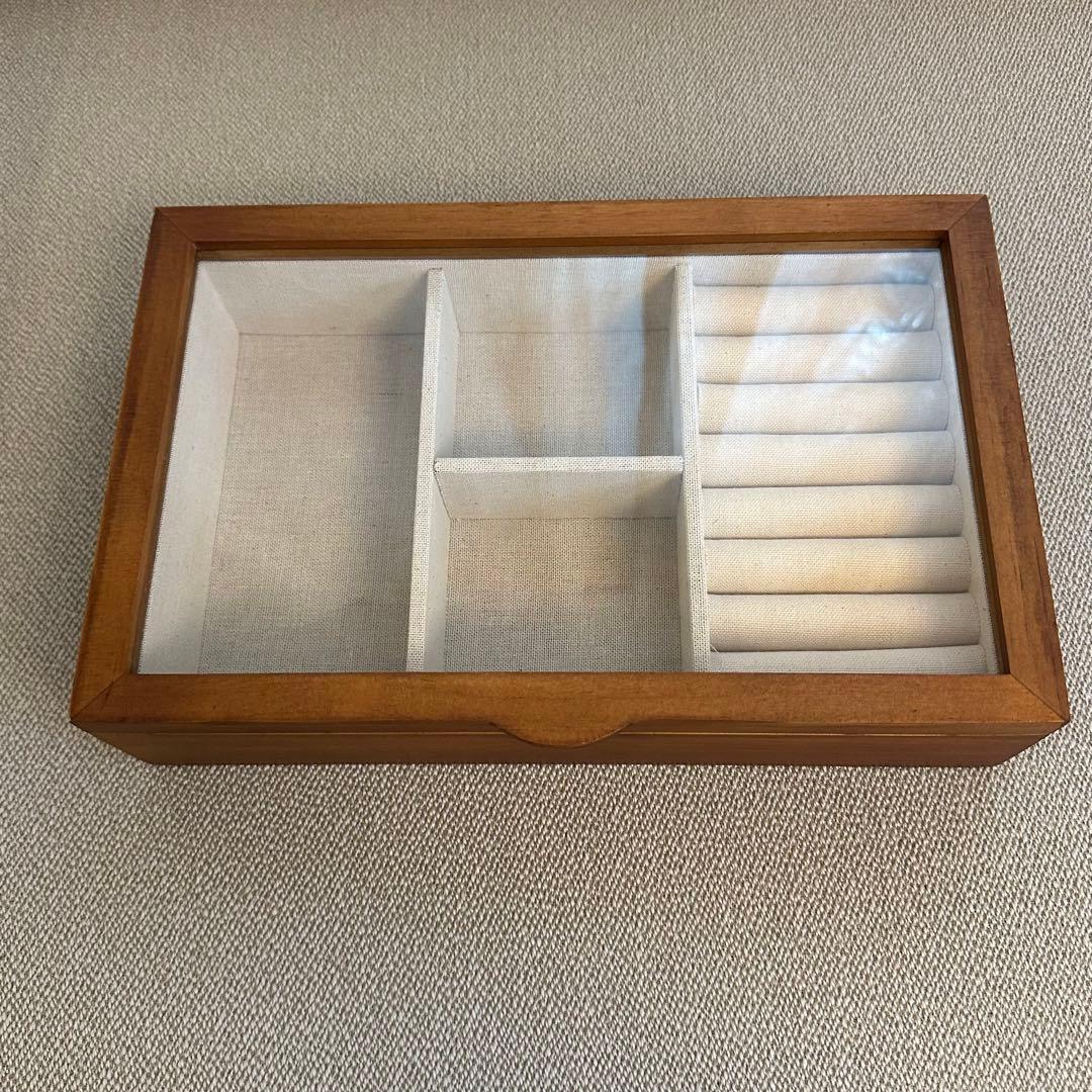 ZARA  ウッド製アクセサリーケース ブラウン ZARA HOME】ウッド ジュエリーボックス (ZARA HOME/小物入れ(トレイ