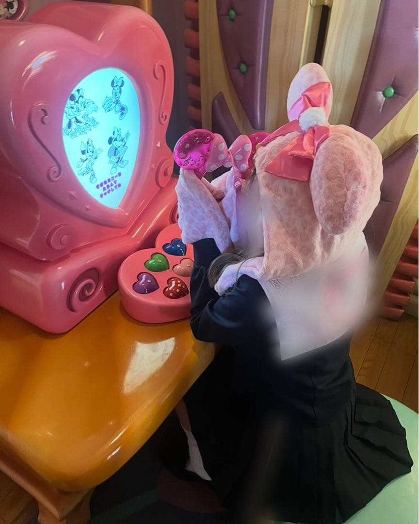 レア】 着画有 ピンク ヒョウ柄 マフラーキャップ ファンキャップ