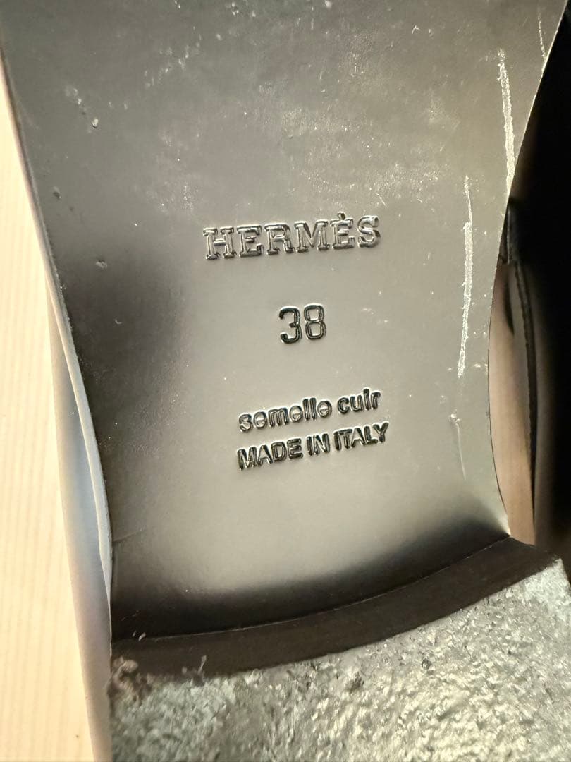 エルメス　モカシン《デスタン》38