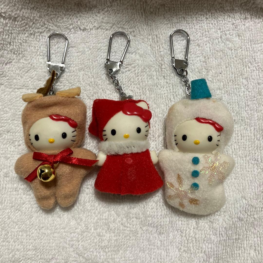 ハローキティ サンタトナカイコスチューム ぬいぐるみマスコット