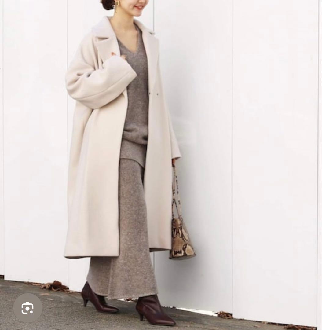 IENA manteco オーバーチェスターコート　ナチュラル セール】MANTECOオーバーチェスターコート◇（チェスターコート