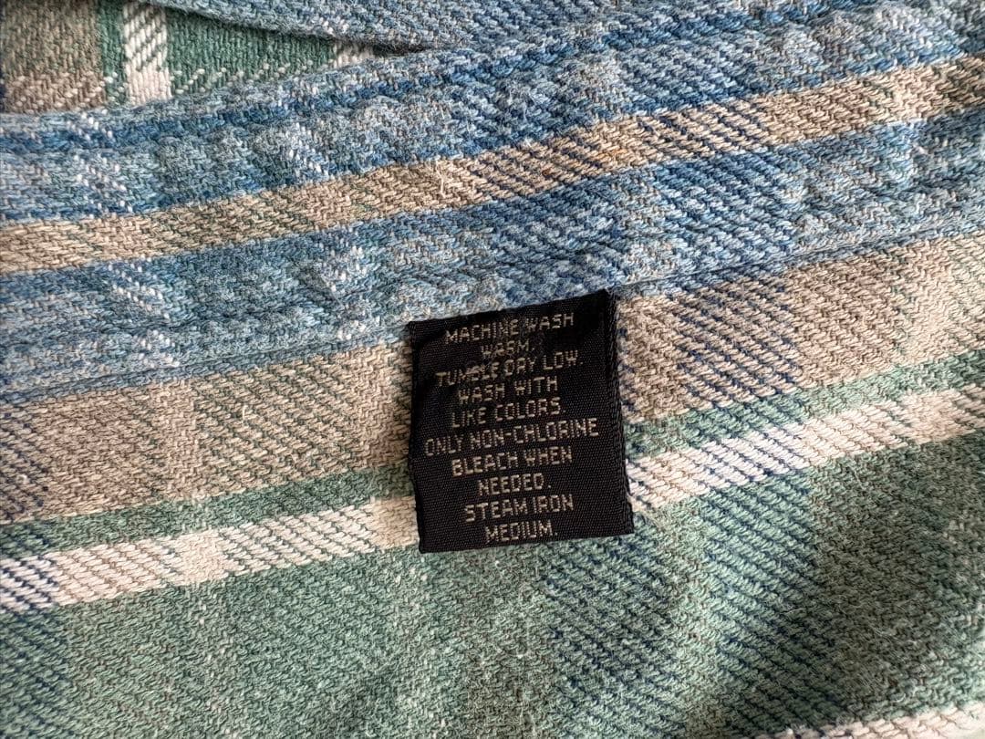 RRL 三つ星タグ 90s チェック柄ネルシャツ Mサイズ