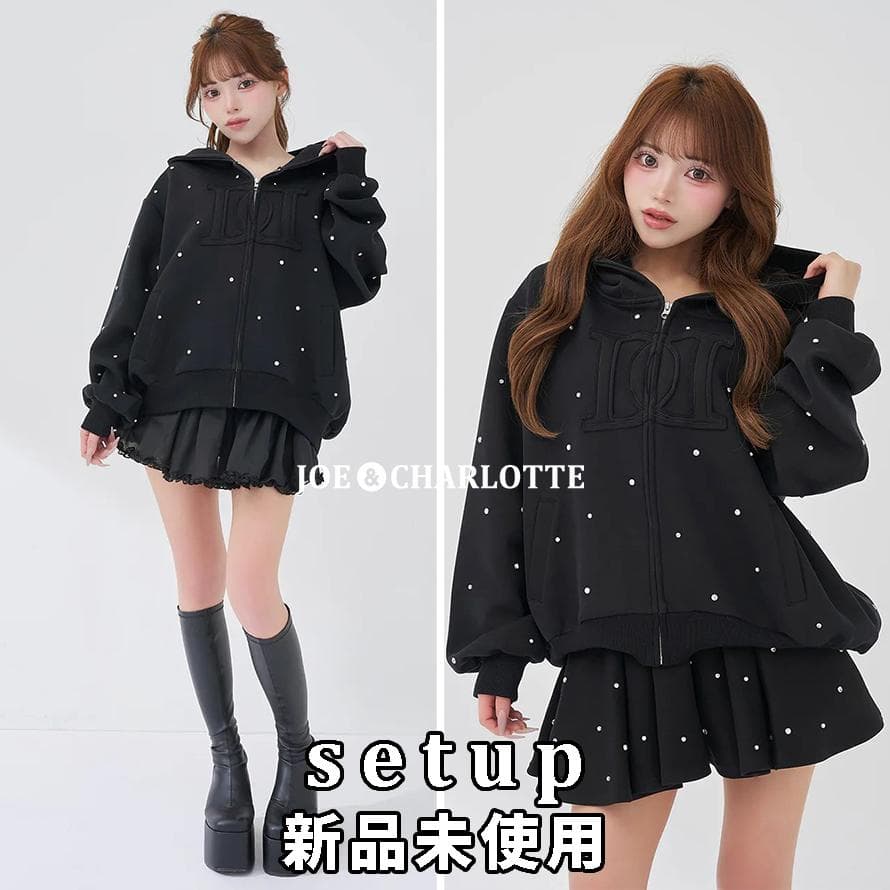 ダーリッチ darich DDロゴビジュースウェットセットアップ BLK FL