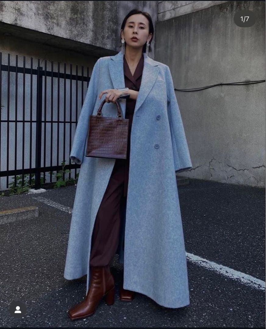 連休価格【ameri】UNDRESSED BACK FLARE COAT