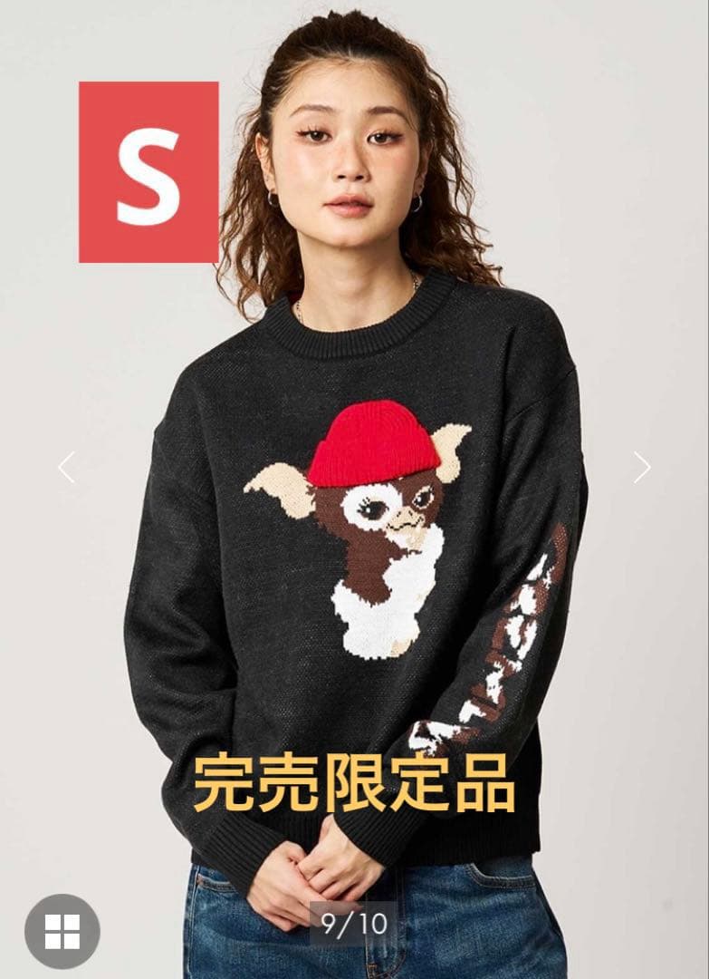 グラニフ graniph グレムリン ギズモ おめかしジャカードニット 【S