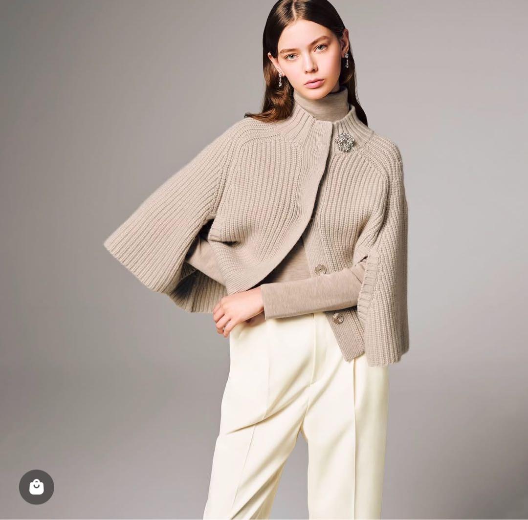 ジャケット・アウター CN Foxey Knit Cape