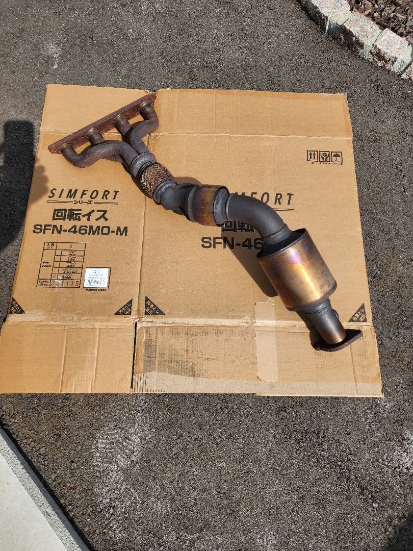 触媒付きエキゾーストマニホールド SFN-46MO-M　ミニクーパー　R50型