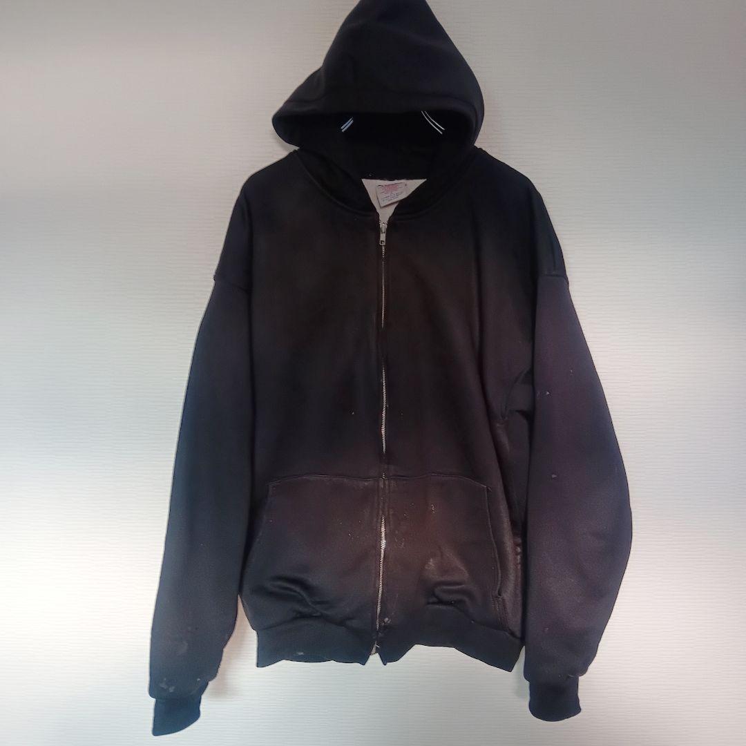 【USA-vintage】pluma full-zip parka Waffle