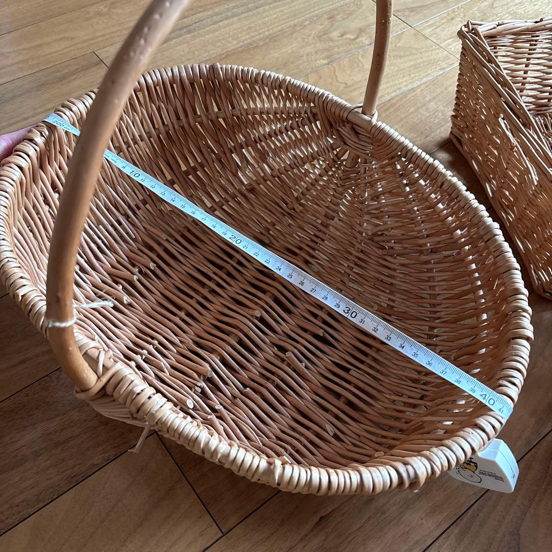 天然素材 編み込みバスケット 5個セット - メルカリ