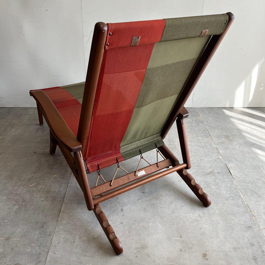 ヴィンテージ オールド マルニ デッキチェア オアシス 折り畳み z492