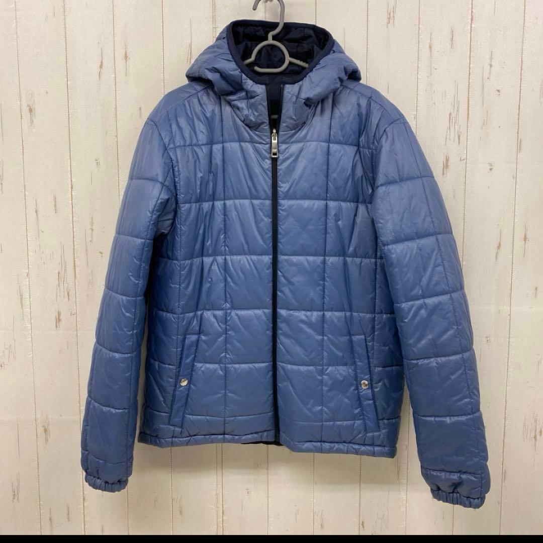 PRADA プラダ SGH037 ナイロンフーデッドジャケット ネイビー メンズ