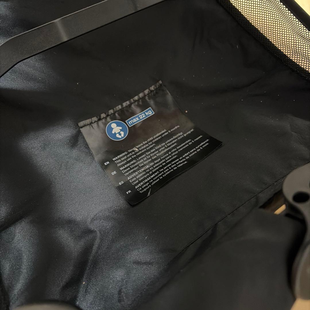 【除菌済み】サイベックス　リベル　オフホワイト　子ども用品　ベビーカー