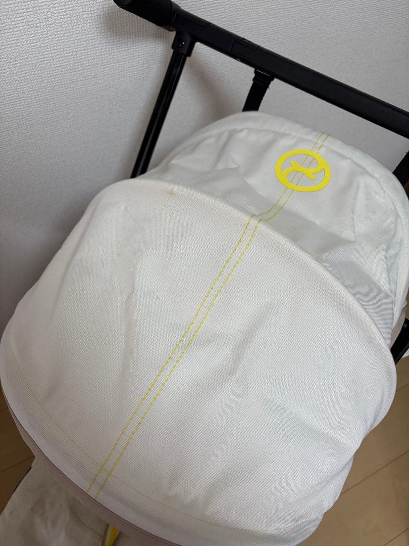 【除菌済み】サイベックス　リベル　オフホワイト　子ども用品　ベビーカー