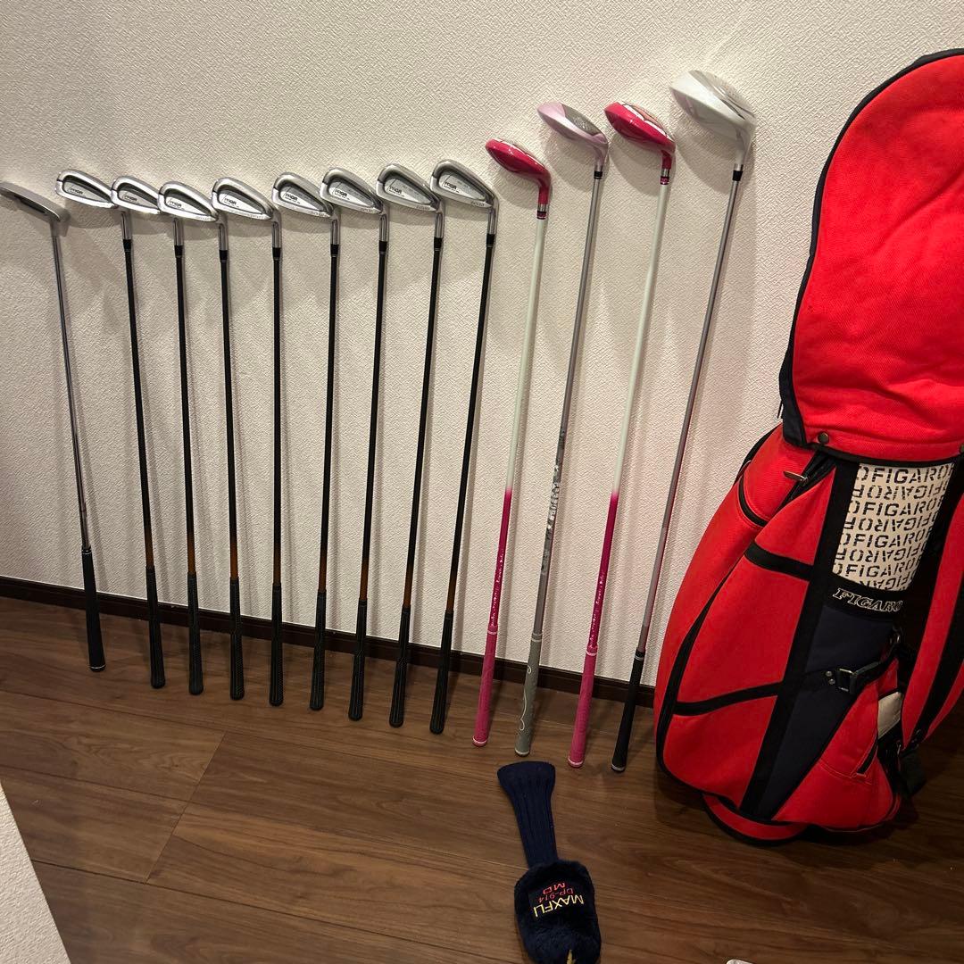 イグニオ他　レディースL 13本　右利き　ゴルフセット　PRGR 激安 プロギア イグニオ 初心者 レディース ゴルフクラブセット フル