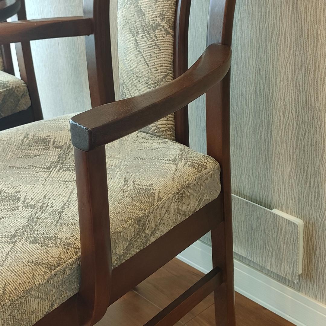 ヴィンテージ カリモク アームチェア ハイバック 2脚セット