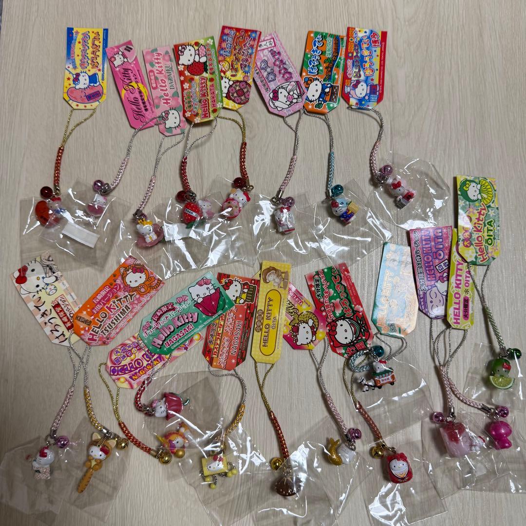 レア】 ご当地キティ 根付 20個セット 福岡、長崎、大分限定 - メルカリ