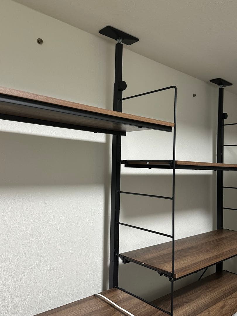 ニトリ　Nポルダ2連セット ニトリ（NITORI） 突っ張り壁面収納Nポルダ2連セット(幅40cm+40cm