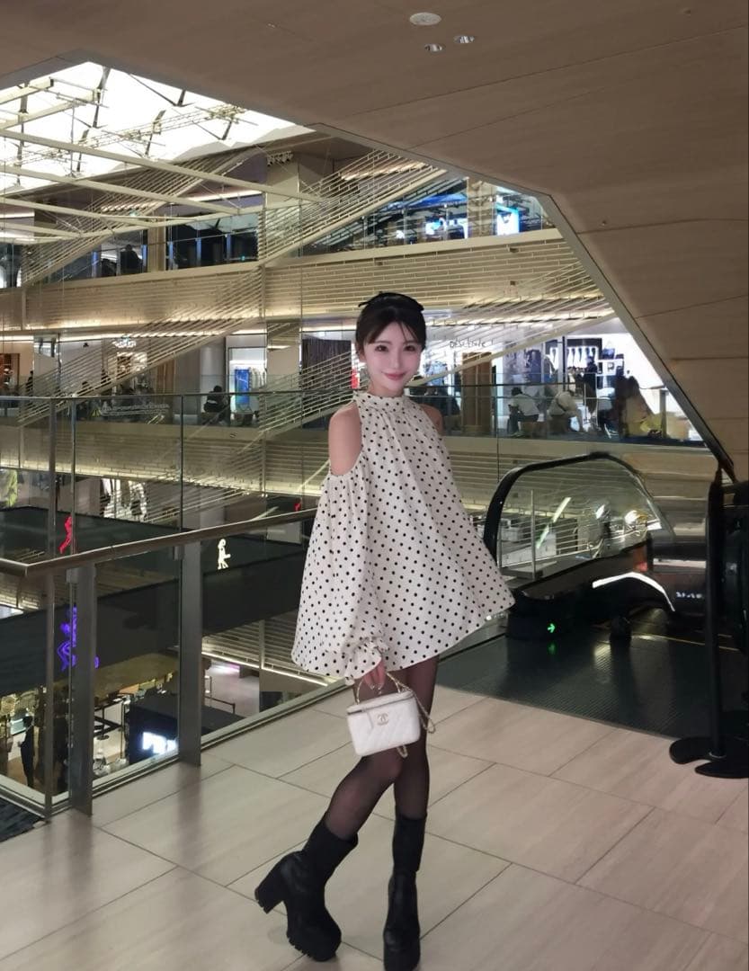 トリートユアセルフ ソフィードットリボンチュニックブラウス - メルカリ