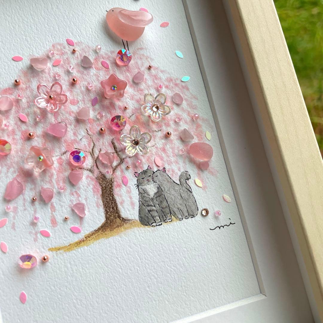 シーグラスアート　シャボン玉アカリHaHaKo様♡リクエスト