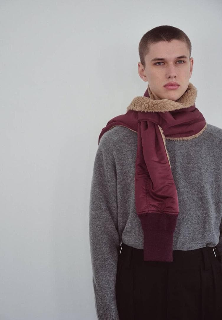 SOFTHYPHEN MA-1 STOLE GLOVE マフラー オリーブ - メルカリ