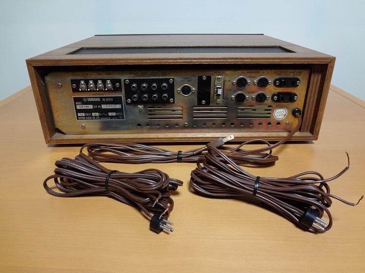 YAMAHA CS-50 ステレオレシーバー 1975年式 専用ケーブル付属 - メルカリ
