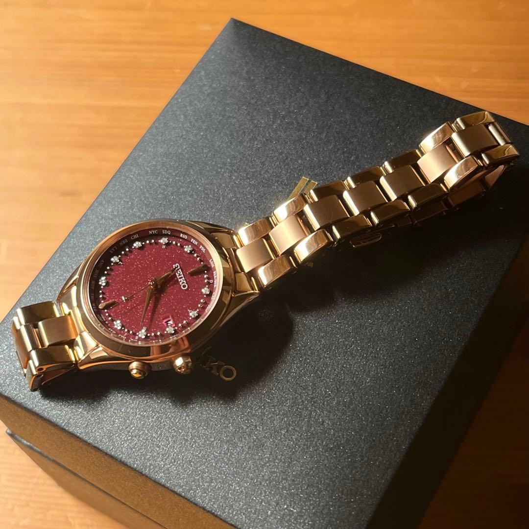 セイコー LUKIAルキア Jewel限定モデル 「ルビー」 - メルカリ