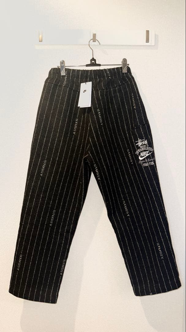 値引き【S】新品Stussy × Nike Striped Wool Pants