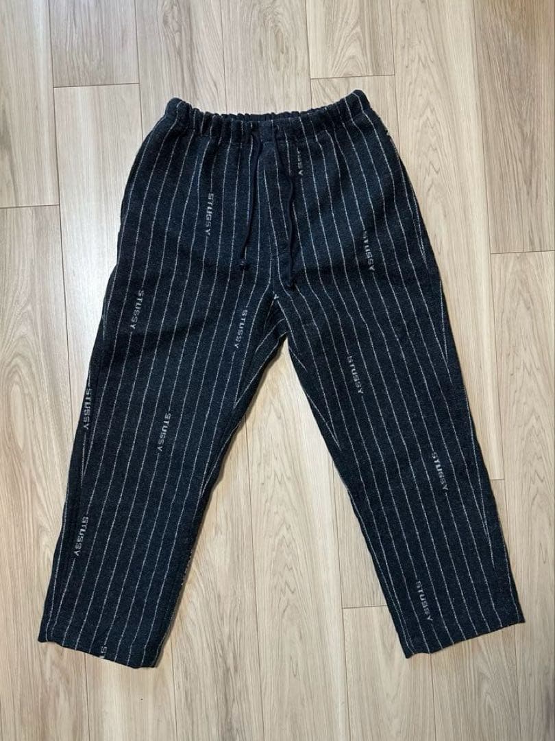 値引き【S】新品Stussy × Nike Striped Wool Pants