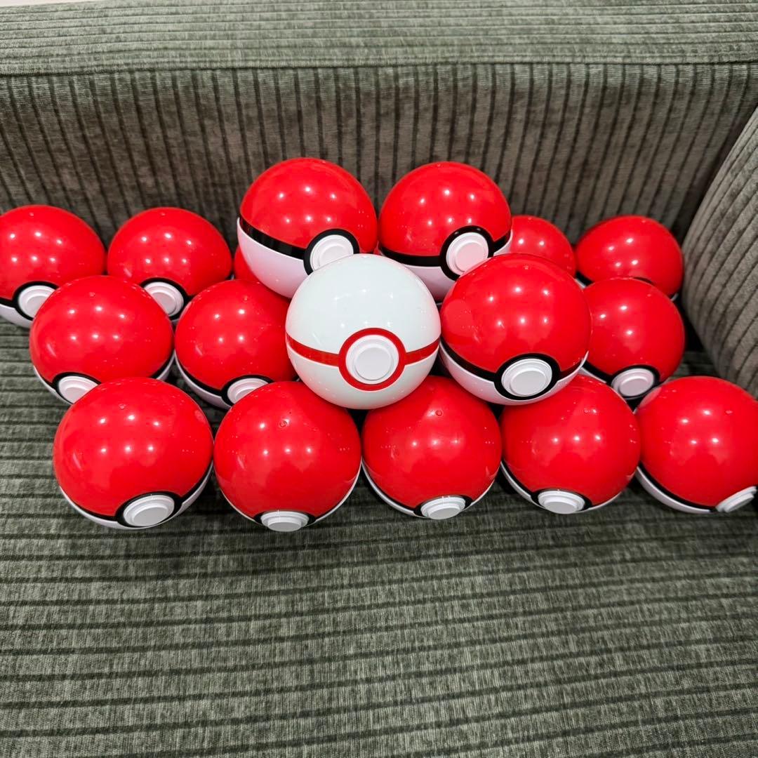 ポケパークカントー ピンズ モンスターボール19個 プレミアボール1個