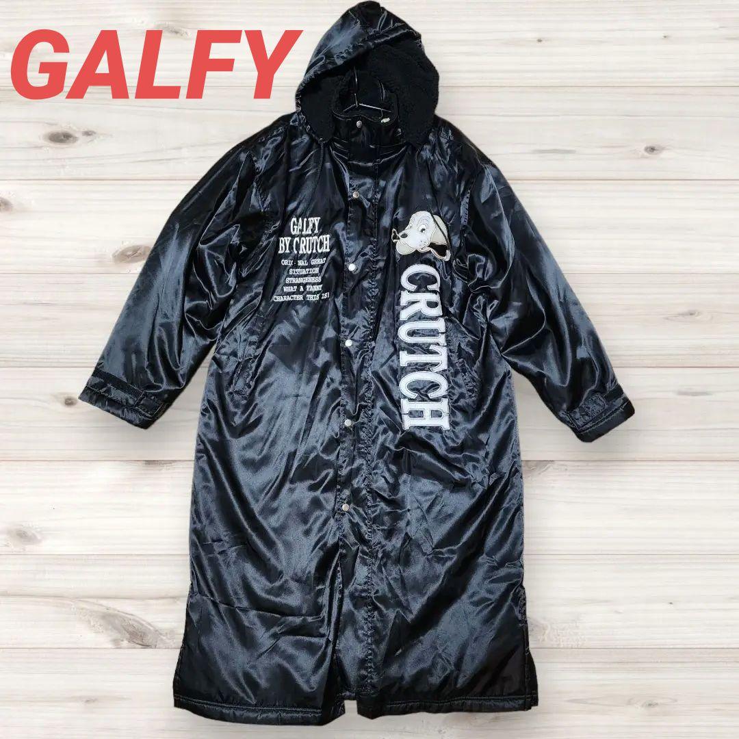 美品】レア ガルフィー ベンチコート ナイロン ロングコート - メルカリ