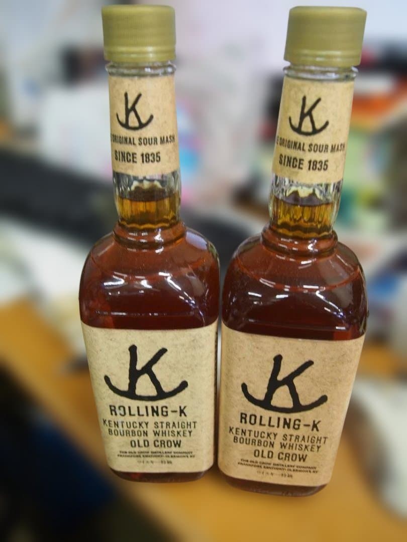 未開栓 古酒 OLD CROW ROLLING-K バーボンウイスキー 2本 - メルカリ