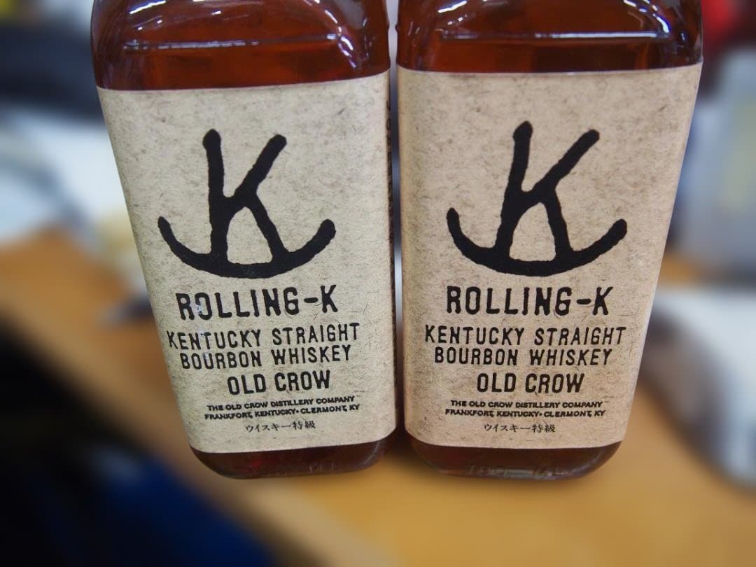 未開栓 古酒 OLD CROW ROLLING-K バーボンウイスキー 2本 - メルカリ