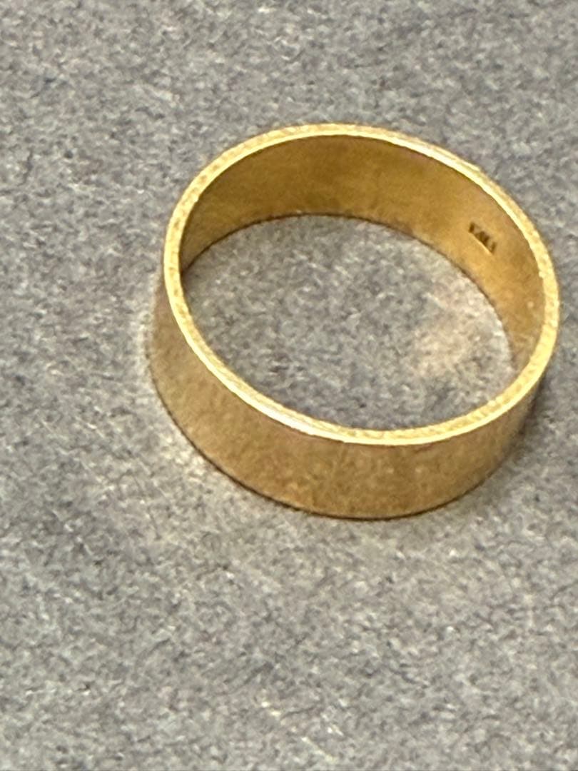 K18 平打ちリング 3.6g 約11号