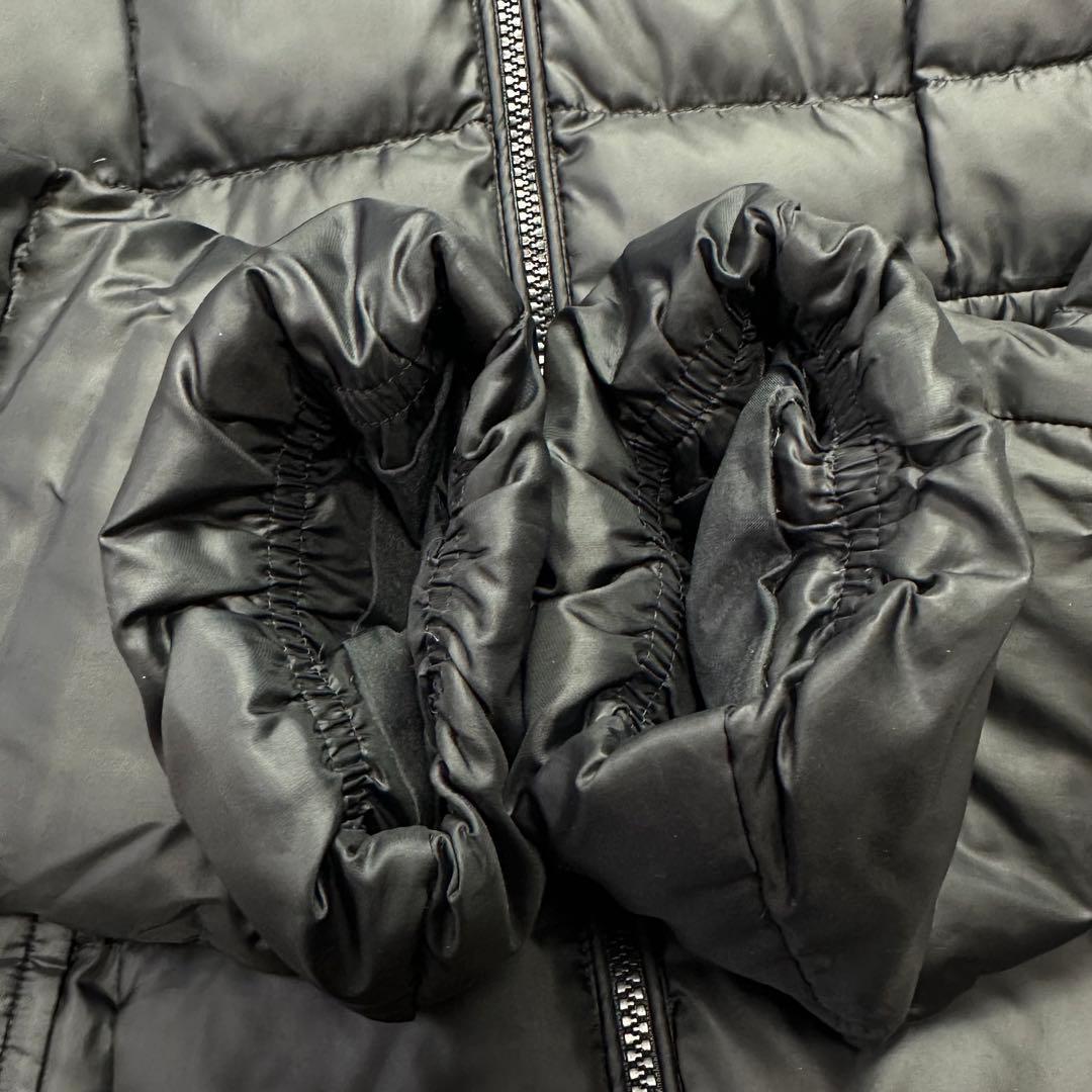 ブルーレーベルクレストブリッジ♡2wayダウンコート ノバチェック 黒 L