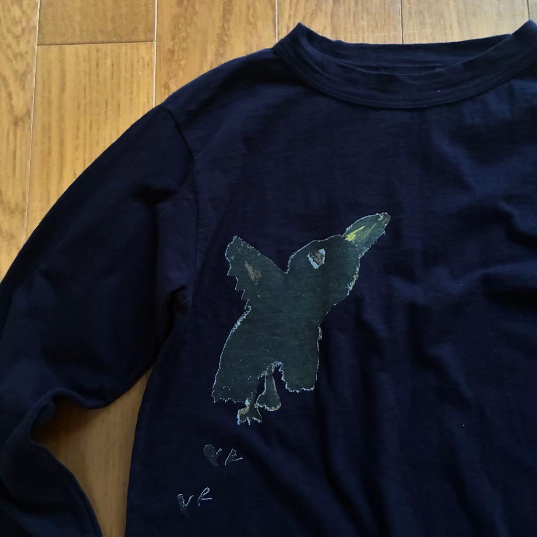 45R☆ペーペーくんベタッチプリントの908Tシャツ