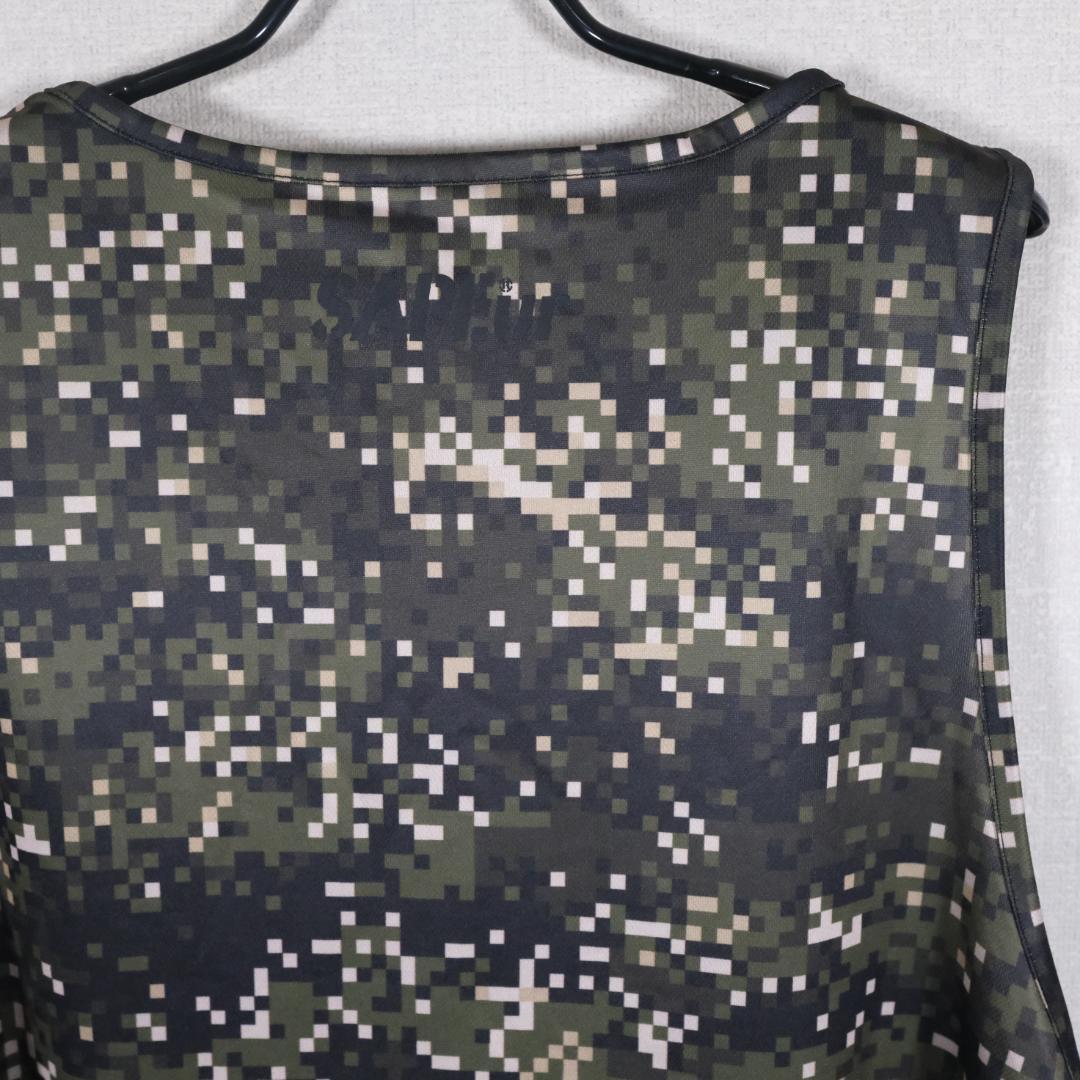 SAPEur サプール BASIC TANK TOP DIGITAL CAMO