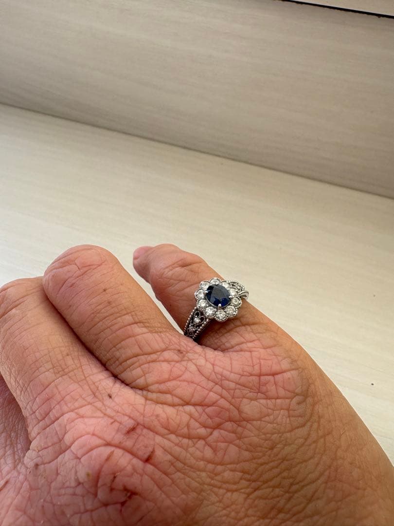 3*5様 ミニバック付【ツツミ】ブルーサファイアのリング 13号 - メルカリ